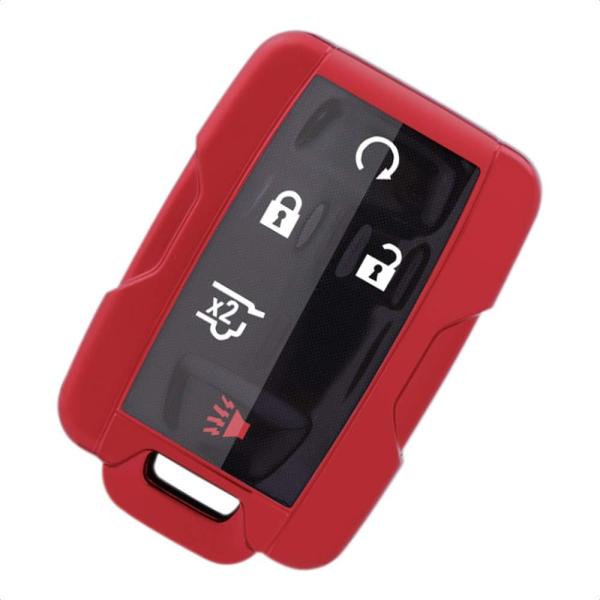 【並行輸入品】TANGSEN スマートキーフォブケース レッド TPU 保護カバー シボレー シボレ...