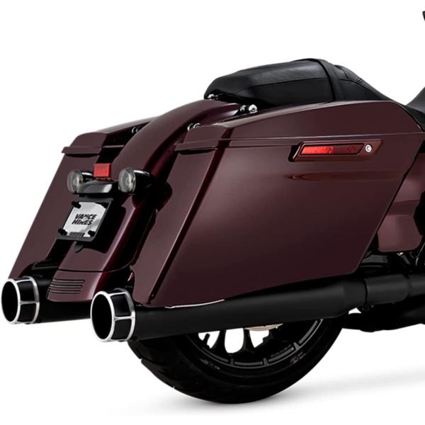 Vance&amp;Hines スリップオンマフラー Torquer450 ブラック TOURING(M8)...