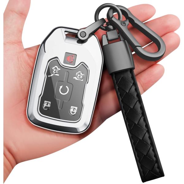 【並行輸入品】Sindeda シボレーキーフォブカバー キーチェーン付き TPU フルプロテクション...