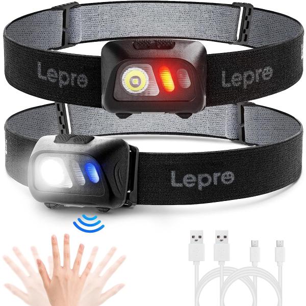 【並行輸入品】Lepro ヘッドライト 充電式 LED ヘッドランプ 防水 センサー付き 明るい l...