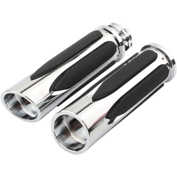 【並行輸入品】LMMY 25mm オートバイハンドグリップ ソフトタッチケーブル スロットルハンドル...