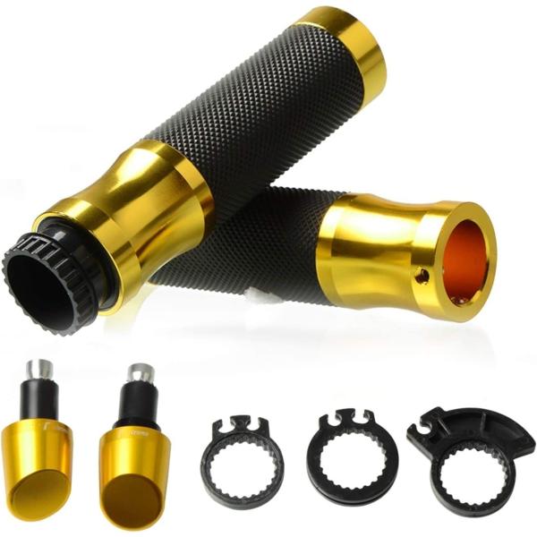 【並行輸入品】Powersport CNC Alloy Rubber Grips For Bmw R...