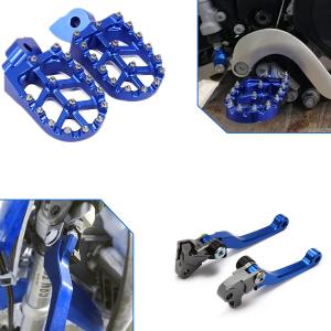 スプリングキット付きオートバイフットペグ + ブレーキクラッチレバー YZ250F YZ450F 2009-2021 YZ125 YZ250 2015-2021 YZ250X 2016-2021 YZ125X 2017-2021 Y｜dep-dreamfactory