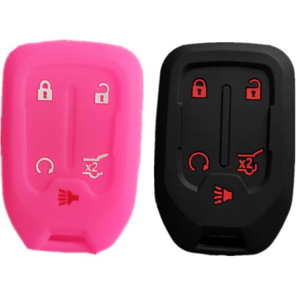 【並行輸入品】スマートキーフォブカバーケース プロテクター キーレスリモートホルダー シボレー GM...