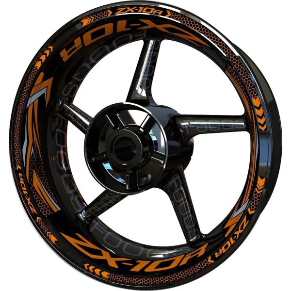 【並行輸入品】Motorcycle Wheel Rim Sticker F2 for Kawasak...