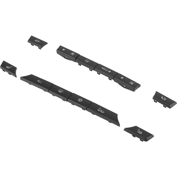 【並行輸入品】X AUTOHAUX 1セット エアコンボタンカバー キーキャップ BMW 5 6 7...