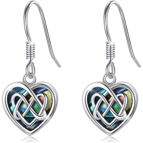 【並行輸入品】ケルトピアス スターリングシルバー アバロン アイリッシュ 幸運 ヴィンテージ ケルト...