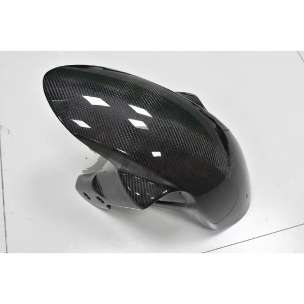 【並行輸入品】9FastMoto オートバイ用カーボンファイバー製アクセサリ、 フロントマッドガード...