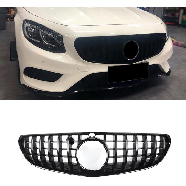 【並行輸入品】MUCCGQ GT R スタイル フロントグリル メルセデスベンツ S クラス W21...