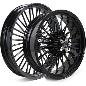 ハーレー　フロントホイール16インチ 並行輸入品】16インチ ファットスポーク デュアルディスク