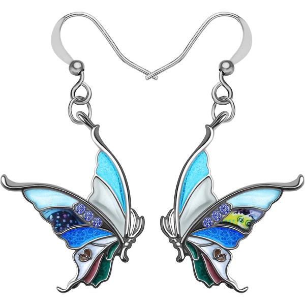 【並行輸入品】NEWEI かわいいモナークバタフライダングルイヤリングジュエリー レディース 春夏チ...