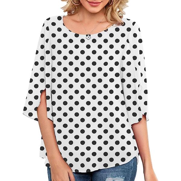 【並行輸入品】Pink and Grey Shirts for Womens Chiffon Wom...