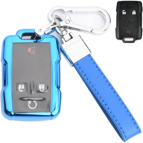 【並行輸入品】CHUNBLING キーフォブカバーケース シボレー シルバラード 2014-2018...