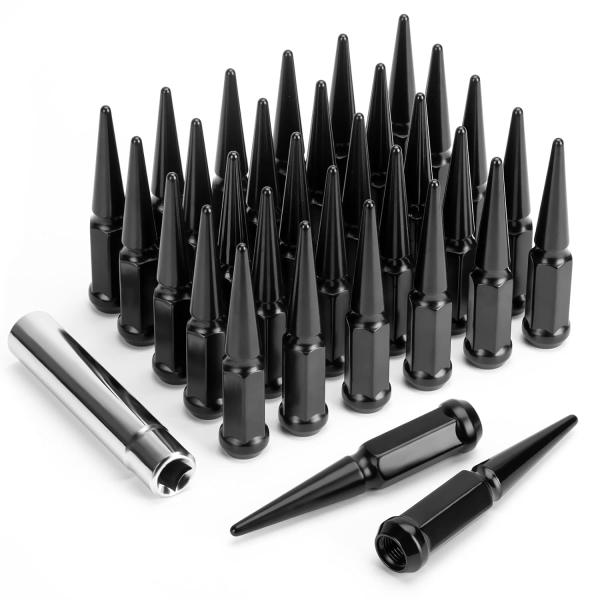 【並行輸入品】M14x1.5 Spike Lug Nuts  32PCS 14mmx1.5 Spik...