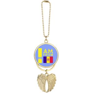【並行輸入品】I Am from Andorra Art Deco Fashion Car Keyc...