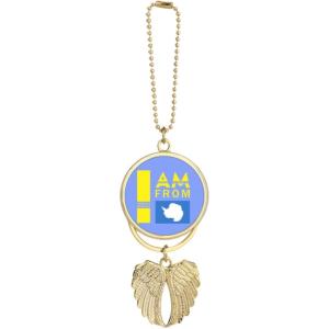 【並行輸入品】I Am from Anguilla Art Deco Fashion Car Key...