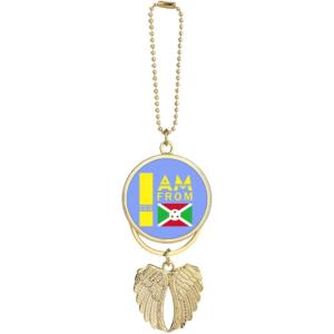 【並行輸入品】I Am from Burundi Art Deco Fashion Car Keyc...