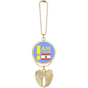 【並行輸入品】I Am from Lebanon Art Deco Fashion Car Keyc...
