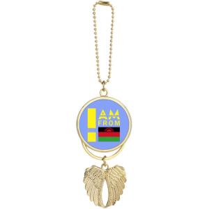 【並行輸入品】I Am from Malawi Art Deco Fashion Car Keych...