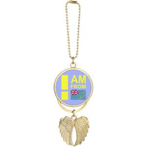 【並行輸入品】I Am from Tuvalu Art Deco Fashion Car Keych...