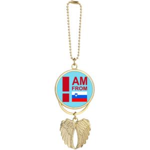【並行輸入品】I Am from Slovenia Art Deco Fashion Car Key...