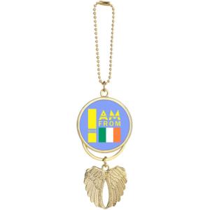 【並行輸入品】I Am from Ireland Art Deco Fashion Car Keyc...