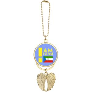 【並行輸入品】I Am from Equatorial Guinea Car Keychain An...