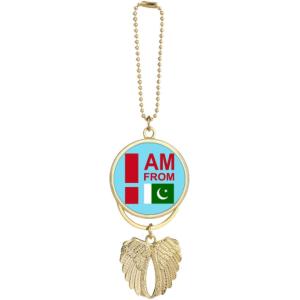 【並行輸入品】I Am from Pakistan Art Deco Fashion Car Key...