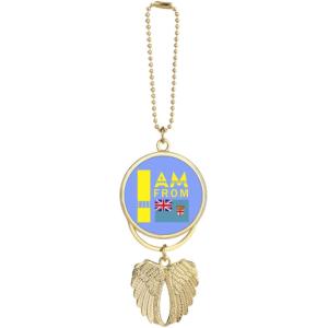 【並行輸入品】I Am from Fiji Art Deco Fashion Car Keychai...