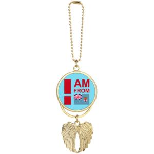 【並行輸入品】I Am from Fiji Art Deco Fashion Car Keychai...