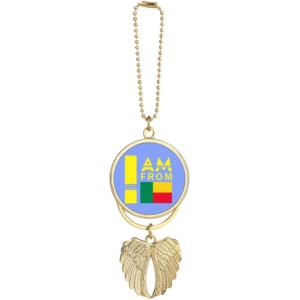 【並行輸入品】I Am from Benin Art Deco Fashion Car Keycha...