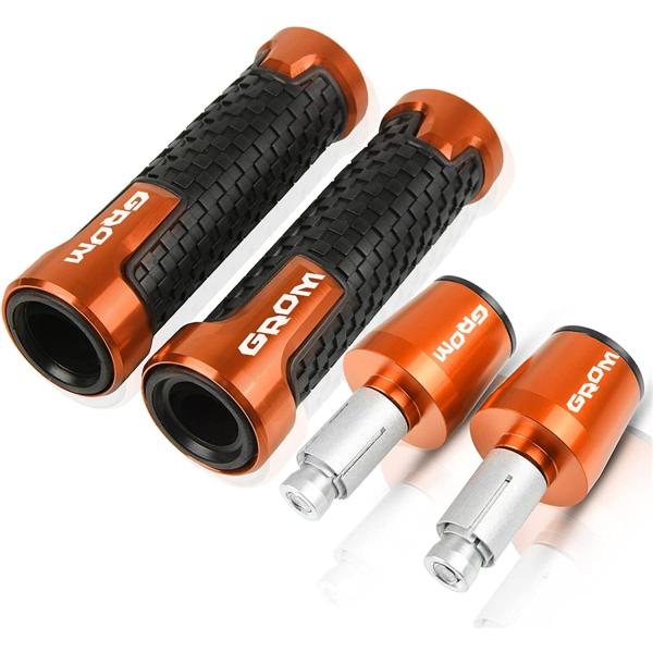 【並行輸入品】LHSM オートバイ 22mm 7/8インチ ハンドルバーハンドグリップ ラバーグリッ...