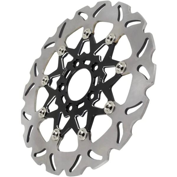 【並行輸入品】POWERJAMES CNC Cut 11.8インチ リアルフローティングフロントブレ...