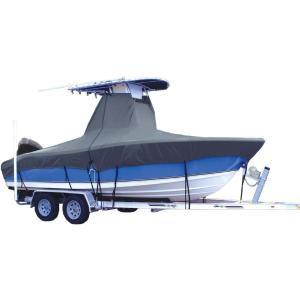 【並行輸入品】6.25OZ semi-Custom Boat Cover Measured to fit a Center Console T-TOP