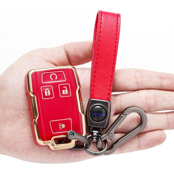 【並行輸入品】Coolbestda キーフォブ TPUケース キーレスカバー グローブチェーンポーチ...