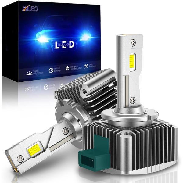 【並行輸入品】AILEO D3S D3R LED ヘッドライト電球 6000K ホワイト 70W 1...