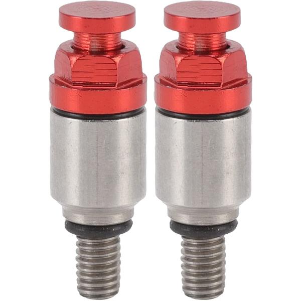 【並行輸入品】2pcs M5x0.8 Aluminium Alloy Fork Air Bleede...