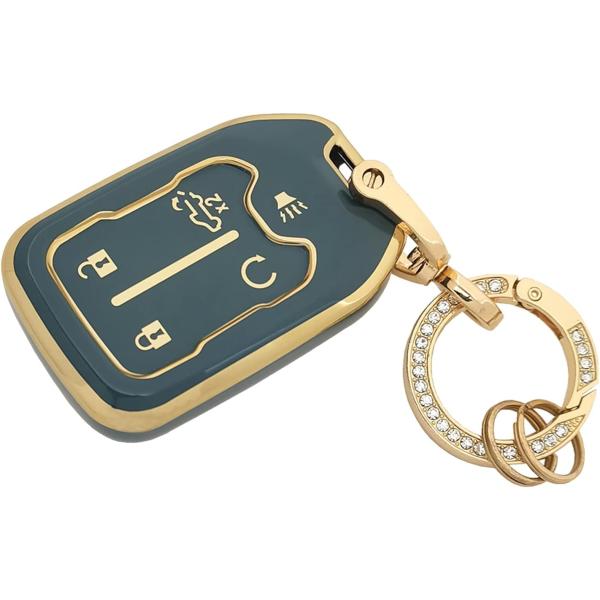 【並行輸入品】スマートキーフォブケースカバー キーチェーン付き 2022 2021 2020 201...