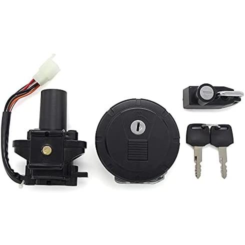 【並行輸入品】Motorcycle Ignition Switch Seat Lock Key Se...