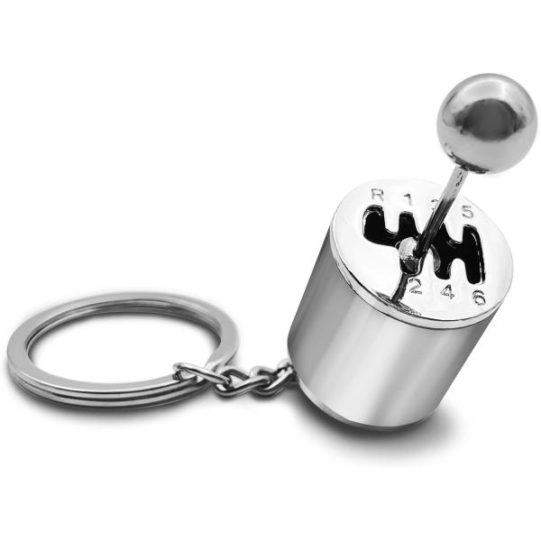 【並行輸入品】自動車パーツモデル ギアボックス キーチェーン ミニギアシフトスティックキーホルダー ...