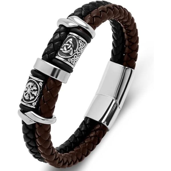 【並行輸入品】Ksulip 北欧 コンパス Vegvisir シンボル アミュレット ジュエリー ゴ...