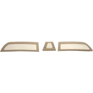【並行輸入品】Sailfish Boat Bow Back Cushions 48-2541 | Beige Cream (Set of 3)　