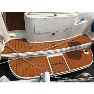 【並行輸入品】Boat EVA Faux Teak Decking Floor Compatible with 1991 Jetcraft Coast