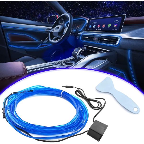 EL Wire Interior Car LED Strip Lights  USB Auto Ne...