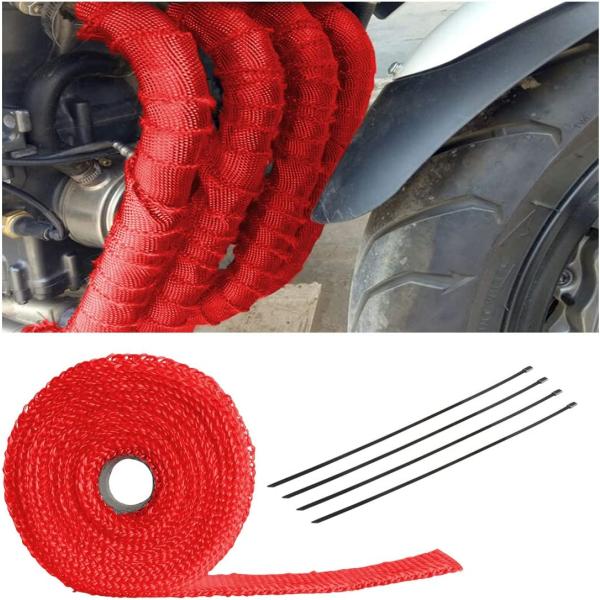 【並行輸入品】Auto Exhaust Wrap for Motorcycle  16FT Tita...