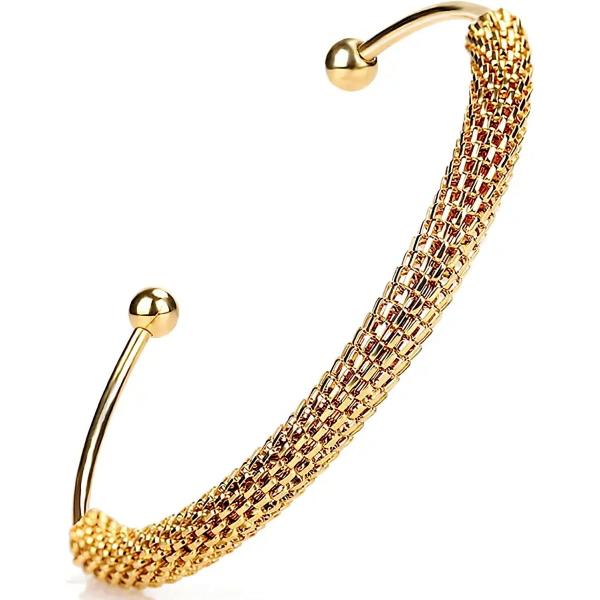 【並行輸入品】ステンレススチール クラシック ビザンチン リンクチェーン ブレスレット バングル  ...