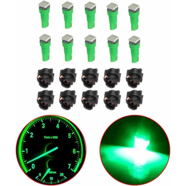 10-Pack T5 LED Bulb  Super Green 74 73 2723 70 37 ...