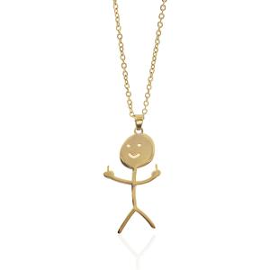 【並行輸入品】Personalized Funny Doodle Necklace for Wome...