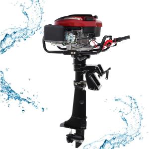 【並行輸入品】船外機7HP4ストロークエンジンフィッシングボートモーター、CDI点火および空冷システムを備えた196CCヘビーデューティマリンエンジン