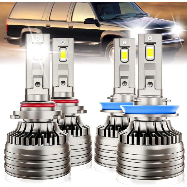 【並行輸入品】TXBILMOO TAHOE (2000-2006) LED ヘッドライト電球 900...